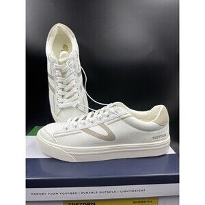 Tretorn “Serve” Women’s White/Gray 6 Memory Foam Footbed Sneaker Shoes NEW